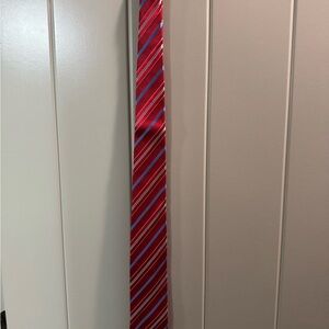 Classic Striped Red and Blue Men's Tie